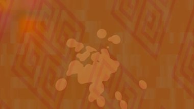 Benzersiz video giriş tasarımı projeleri için detaylı yüzey kalıbı film animasyon stili grafik girişi