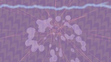 Benzersiz dijital animasyon tarzı grafikleri olan yaratıcı ortam tasarımı için yenilikçi hareket dokusu