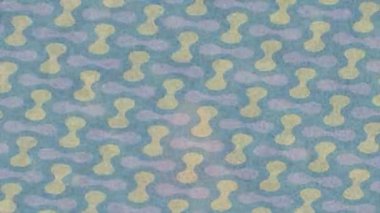 Benzersiz dijital animasyon tarzı grafikleri olan yaratıcı ortam tasarımı için yenilikçi hareket dokusu