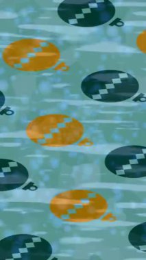 Organik desenli yüzey giriş stili video film sanatı ile soyut arkaplan tasarımı