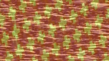 Benzersiz dijital animasyon tarzı grafikleri olan yaratıcı ortam tasarımı için yenilikçi hareket dokusu