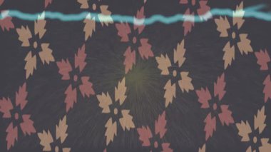 Organik desenli yüzey giriş stili video film sanatı ile soyut arkaplan tasarımı