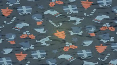 Benzersiz hareket grafikleri tasarım sanatına sahip yaratıcı film üretimi için özet bir arkaplan