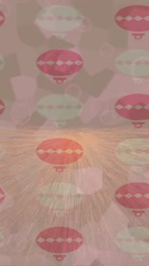 Benzersiz hareket grafikleri tasarım sanatına sahip yaratıcı film üretimi için özet bir arkaplan