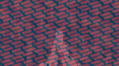 Benzersiz dijital animasyon tarzı grafikleri olan yaratıcı ortam tasarımı için yenilikçi hareket dokusu