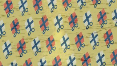 Soyut hareket desenli fütüristik video üretimi için dinamik dijital arkaplan