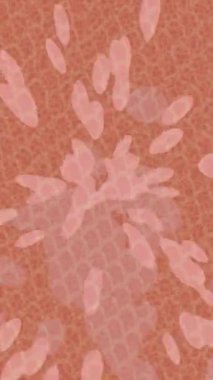 Soyut hareket desenli fütüristik video üretimi için dinamik dijital arkaplan