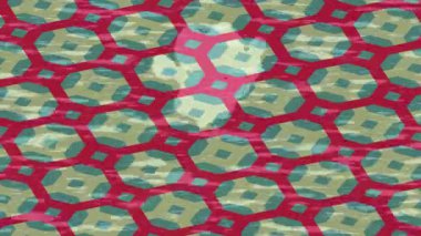 Dijital doku yüzey tasarım biçimi ile modern video animasyonu için gelişmiş hareket grafikleri