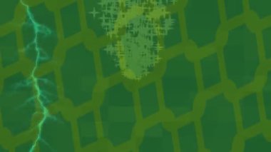 Organik desenli yüzey giriş stili video film sanatı ile soyut arkaplan tasarımı