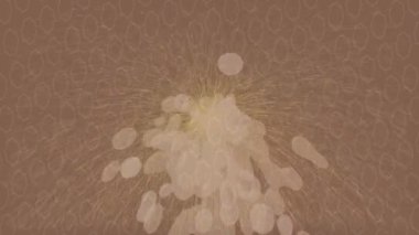 Organik desenli yüzey giriş stili video film sanatı ile soyut arkaplan tasarımı