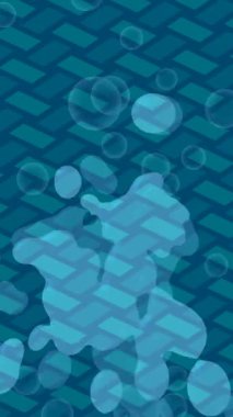 Benzersiz hareket dokusu tasarım sanatı ile profesyonel video düzenleme için modern soyut grafikler