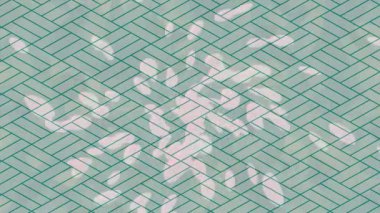 Benzersiz dijital animasyon tarzı grafikleri olan yaratıcı ortam tasarımı için yenilikçi hareket dokusu