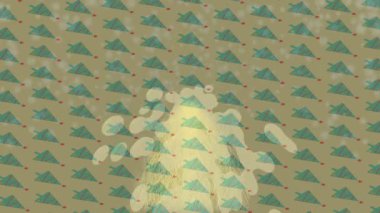 Organik desenli yüzey giriş stili video film sanatı ile soyut arkaplan tasarımı