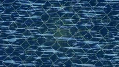 Lüks hareket projeleri için soyut tasarım stili animasyonu olan üst düzey dijital doku