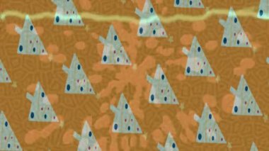 Organik desenli yüzey giriş stili video film sanatı ile soyut arkaplan tasarımı