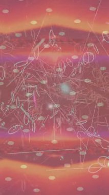 Dijital doku yüzey tasarım biçimi ile modern video animasyonu için gelişmiş hareket grafikleri