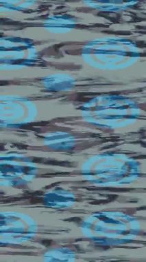 Benzersiz dijital animasyon tarzı grafikleri olan yaratıcı ortam tasarımı için yenilikçi hareket dokusu