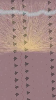 Yaratıcı video düzenleme film arkaplan tasarımı için minimalist organik hareket grafikleri