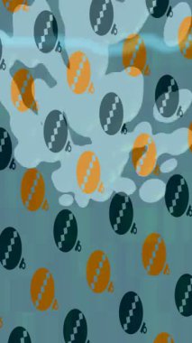 Organik desenli yüzey giriş stili video film sanatı ile soyut arkaplan tasarımı