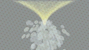 Benzersiz video giriş tasarımı projeleri için detaylı yüzey kalıbı film animasyon stili grafik girişi