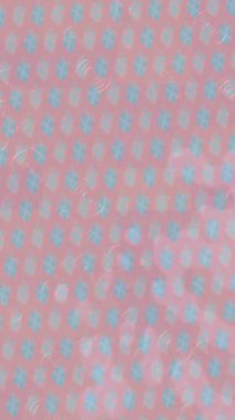 Soyut hareket desenli fütüristik video üretimi için dinamik dijital arkaplan