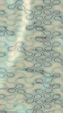 Benzersiz dijital animasyon tarzı grafikleri olan yaratıcı ortam tasarımı için yenilikçi hareket dokusu