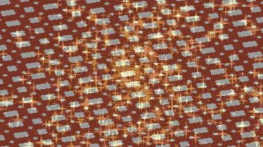 Benzersiz dijital animasyon tarzı grafikleri olan yaratıcı ortam tasarımı için yenilikçi hareket dokusu