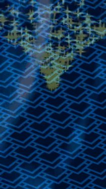 Organik desenli yüzey giriş stili video film sanatı ile soyut arkaplan tasarımı