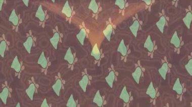 Benzersiz dijital animasyon tarzı grafikleri olan yaratıcı ortam tasarımı için yenilikçi hareket dokusu