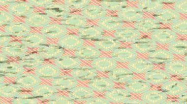 Benzersiz video giriş tasarımı projeleri için detaylı yüzey kalıbı film animasyon stili grafik girişi