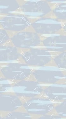 Benzersiz dijital animasyon tarzı grafikleri olan yaratıcı ortam tasarımı için yenilikçi hareket dokusu