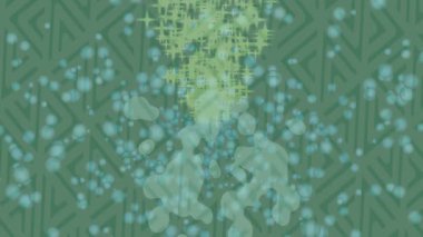 Benzersiz video giriş tasarımı projeleri için detaylı yüzey kalıbı film animasyon stili grafik girişi