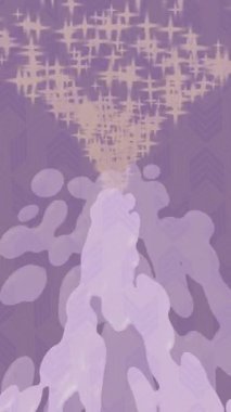 Soyut hareket desenli fütüristik video üretimi için dinamik dijital arkaplan