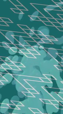 Soyut hareket desenli fütüristik video üretimi için dinamik dijital arkaplan