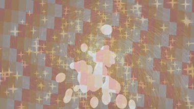 Benzersiz dijital animasyon tarzı grafikleri olan yaratıcı ortam tasarımı için yenilikçi hareket dokusu