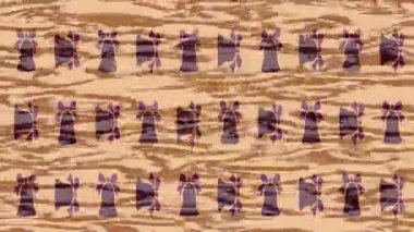 Lüks hareket projeleri için soyut tasarım stili animasyonu olan üst düzey dijital doku