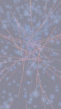 Soyut hareket desenli fütüristik video üretimi için dinamik dijital arkaplan