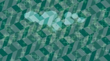 Soyut hareket desenli fütüristik video üretimi için dinamik dijital arkaplan