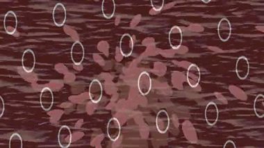 Benzersiz video giriş tasarımı projeleri için detaylı yüzey kalıbı film animasyon stili grafik girişi