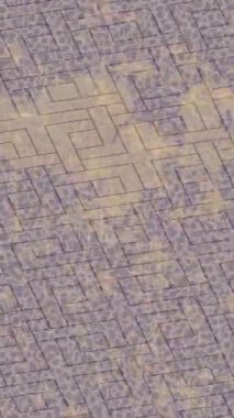 Soyut hareket desenli fütüristik video üretimi için dinamik dijital arkaplan