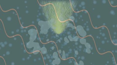 Profesyonel video projeleri sanat tarzı için organik hareketli arkaplan tasarımı