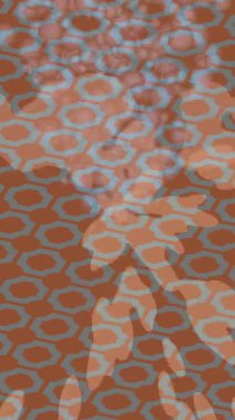 Dijital doku yüzey tasarım biçimi ile modern video animasyonu için gelişmiş hareket grafikleri