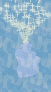 Benzersiz hareket dokusu tasarım sanatı ile profesyonel video düzenleme için modern soyut grafikler