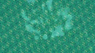 Benzersiz dijital hareket grafiklerine sahip yaratıcı sinematik projeler için yumuşak animasyon yüzeyi