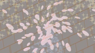 Dijital doku yüzey tasarım biçimi ile modern video animasyonu için gelişmiş hareket grafikleri