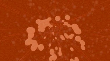 Benzersiz dijital animasyon tarzı grafikleri olan yaratıcı ortam tasarımı için yenilikçi hareket dokusu