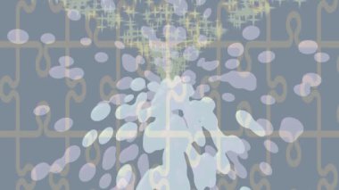 Benzersiz video giriş tasarımı projeleri için detaylı yüzey kalıbı film animasyon stili grafik girişi