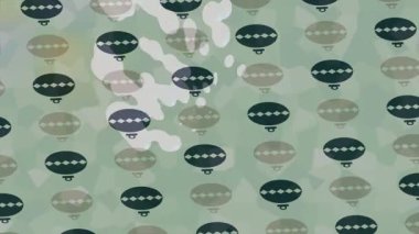 Lüks hareket projeleri için soyut tasarım stili animasyonu olan üst düzey dijital doku