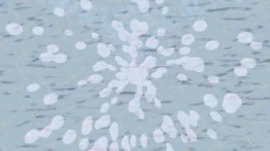 Benzersiz dijital animasyon tarzı grafikleri olan yaratıcı ortam tasarımı için yenilikçi hareket dokusu