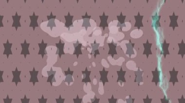 Benzersiz video giriş tasarımı projeleri için detaylı yüzey kalıbı film animasyon stili grafik girişi